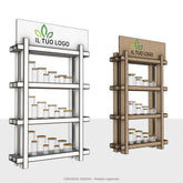 Espositore Bamboo mensole