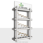 Espositore Bamboo mensole