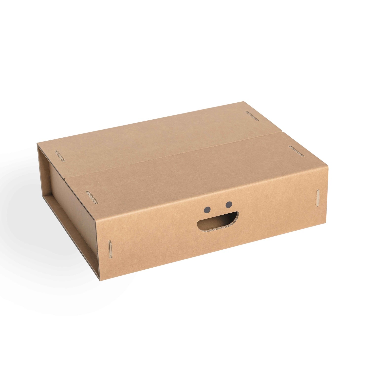 Set 4 scatole M organizer armadio colore 2 Avana - Corvasce Design