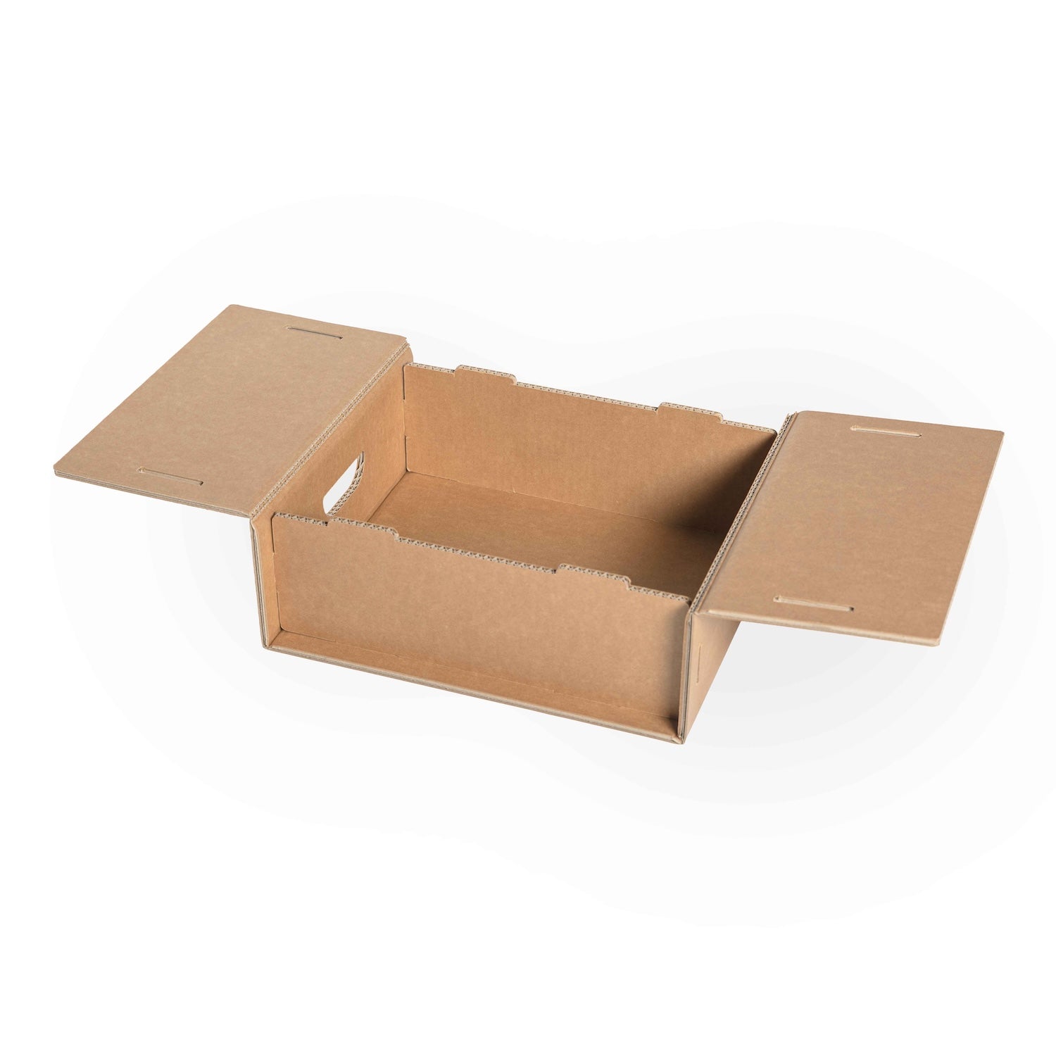 Set 4 scatole M organizer armadio colore 4 Avana - Corvasce Design