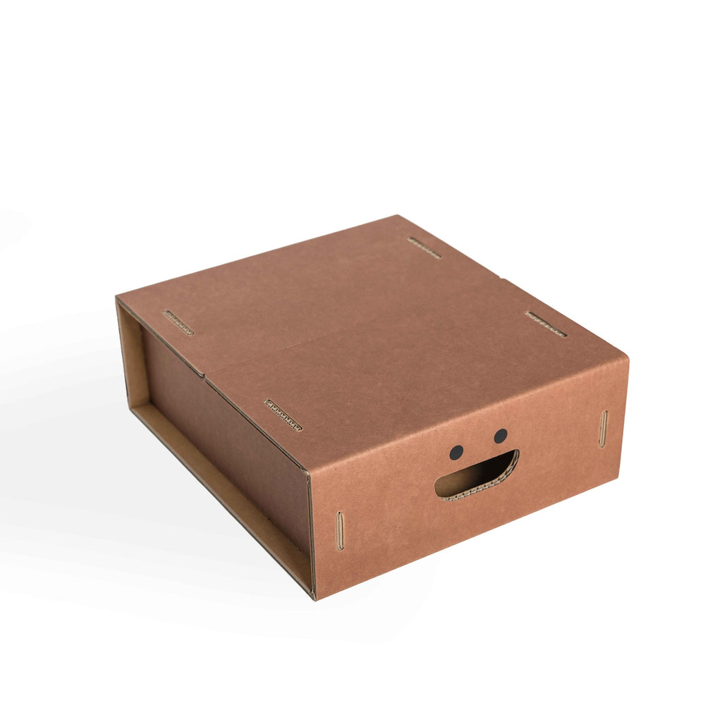 Set 6 scatole S organizer armadio colore 3 Terracotta - Corvasce Design