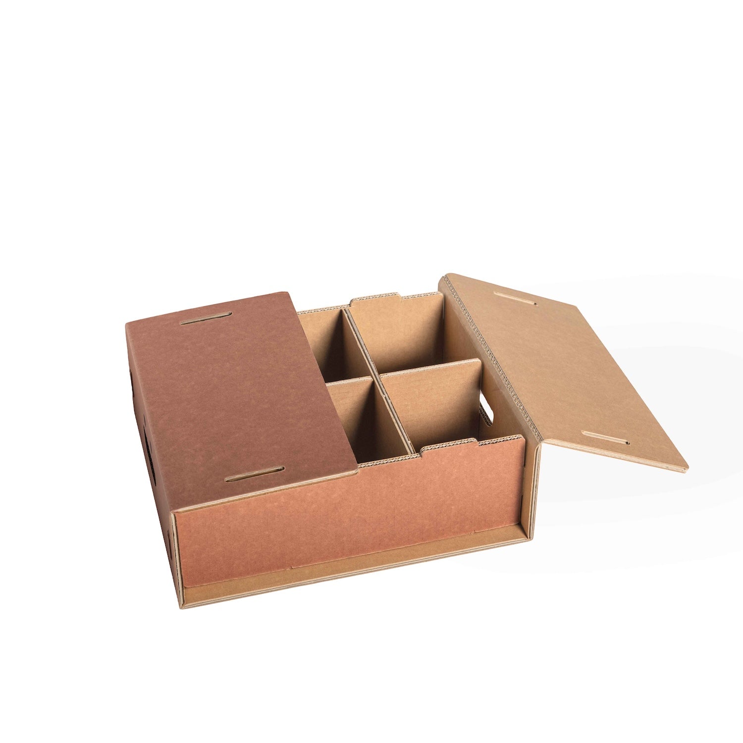 Set 6 scatole S organizer armadio colore 5 Terracotta - Corvasce Design