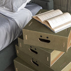 Scatole S organizer armadio in cartone dettaglio divisorio - Corvasce Design