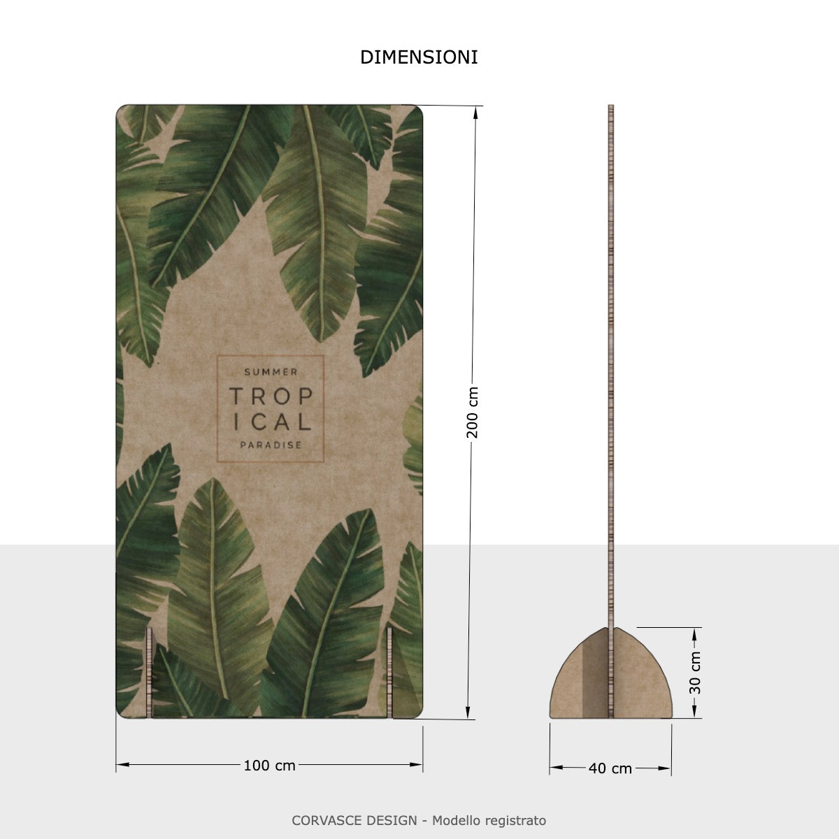 Totem Comunicazione 200x100 cm